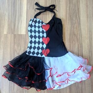 Queen of Hearts/Harley Quinn costume